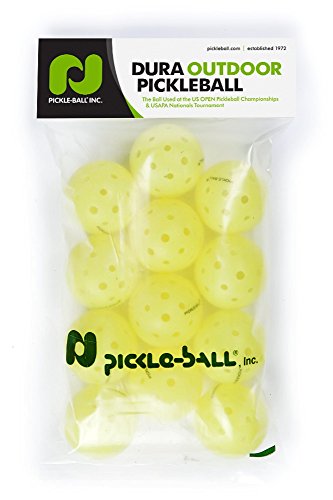 image for Dura Fast 40 Pickleballs | Outdoor Pickleball Balls | Yellow | Dozen/P