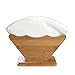 MyLifeUNIT Coffee Filter Holder, Renewable Resource Bamboo Coffee Filter Dispenser