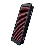 Upgr8 U8701-3904 Hd PRO OEM Replacement High Performance Dry Drop-in Panel Air Filter Red