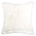 Homey COZY Faux Fur Throw Pillow Cover,Ivory Double-Side Luxury Fluffy Super-Soft Plush Fur Decorative Couch Cushion Pillow Case 20 x 20 Inch, Cover Only