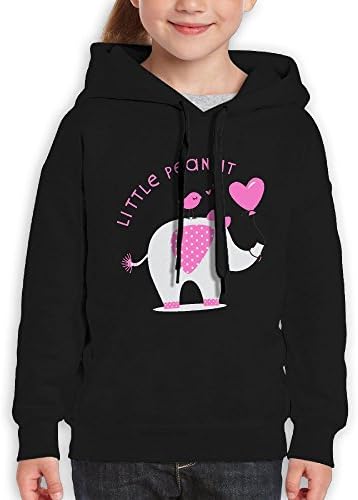 Little Peanut Elephant Long Sleeve 3D Digital Print Pullover Hoodie Sweatshirt For Young Unisex Kid