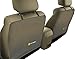 TIKE SMART Premium Kick Mats - Luxury Seat Back Protectors and Seat Covers with Invisible Strap - 2-Pack - Tan (Beige)