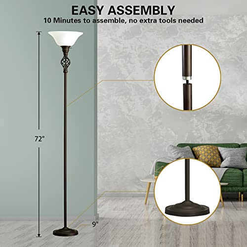 Floor Lamp for Living Room, RAYINIGHT 72\