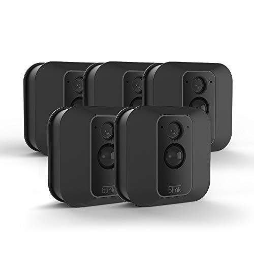 All-new Blink XT2 Outdoor/Indoor Smart Security Camera with cloud storage included, 2-way audio, 2-year battery life – 5 camera kit