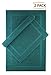 Cotton Craft - Madison Set of 2 Heavyweight Tub Mats, Ringspun Cotton, 1000GSM, 21 inch x 34 Inch, No backing, Teal