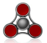 Phevos EDC spinner fidget toys,Ultra Durable High Speed fidget spinners Stress Reducer, for Autism Adult Children ,Rotate for 3-5 minutes(flower red)