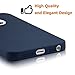 CLOUDS CLOUDS iPhone 5 5S Case- Ultra Slim Lightweight Classic Design Durable Soft Rubber TPU Silicone Gel Case Cover for iPhone 5S/5- Navy Blue