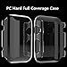 BBtech Case for Smart Watch, Screen Protector Hard Shockproof All-Around Protective Case HD Clear Plastic Ultra-Thin Cover Compatible Apple Watch Series 4 (40mm)