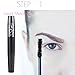 3D Fiber Lash Mascara - Highest Quality for Sensitive Eyes - Jet Black Lengthening Volumizing 3D Mascara by CatZeyes Cosmetics