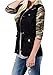 SENSERISE Womens Utility Vest Lightweight Military Vests Outerwear Sleeveless Jacket Anorak Coat with Pockets