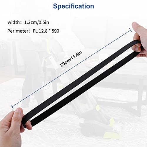 KEEPOW Part 440005536 Replacement Belts Fit for Hoover FH51000 FH51001