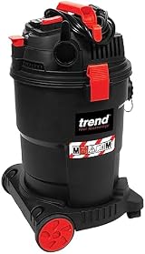 Trend T33 M-Class Wet Dry Dust Extractor 1200W Power Take Off 240V T33A view 2