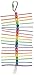 Caitec Paradise Toys Popsicle Sticks & Beads Pet Bird Toy, Bright Colors, Great for Chewing