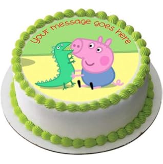 Peppa Pig Cake Decoration George 39s Dinosaur Amazon Co Uk