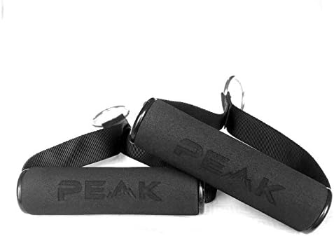 PEAK | Heavy Duty Exercise Handle Attachments for Cables, Machines, and Resistance Bands | Set of 2