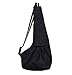 Inviktus Black Oxford Cloth Sling Pet Dog Cat Carrier Bag (Small)