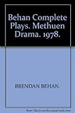 Front cover for the book Behan Complete Plays by Brendan Behan