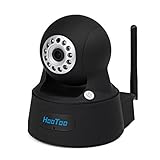 HooToo® HT-IP211HDP Megapixel HD 1280 x 720p H.264 Wireless/Wired Pan/Tilt IP Camera with IR-Cut Filter, Night Vision & WPS - Black