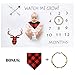 Deer / Elk Baby Milestone Blanket Unisex - Monthly Milestone Blanket - 60 x 40 Inches - Boy Milestone Blanket with Milestone Blanket Marker and Checkered Bib - Gifts for Baby Shower