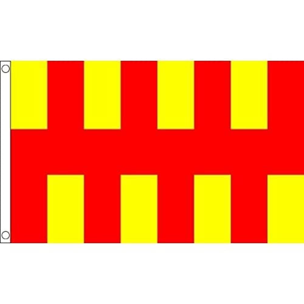AZ FLAG - Northumberland County Flag - 3x5 Ft - 100D Polyester County Of Northd. - England Banner with Two Metal Grommets - Fade Resistant - Vivid Colors - 3' x 5' Feet - 150x90 Cm