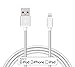 Apple MFi Certified Lightning Cable - Skiva USBLink Braided (3.2 ft / 1m) Sync and Charge 8-pin Cable for iPhone X 8 8Plus 7 6 6s Plus 5s SE, iPad Pro Air Mini, iPod Touch Nano (Black) [Model:CB124]