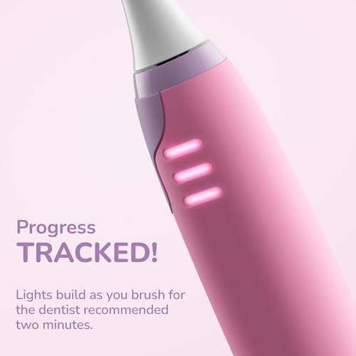 ORDO Sonic Squishmallows Kids Electric Toothbrush – Rechargeable, 3 Brushing Modes, 2-Min Timer, 5+ Weeks Battery, 2 Brush Heads Included, Gift for Children Ages 4+, Patty