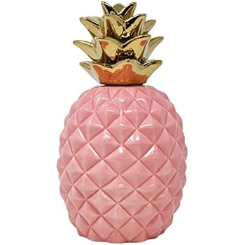 White ceramic pineapple White ceramic pineapple