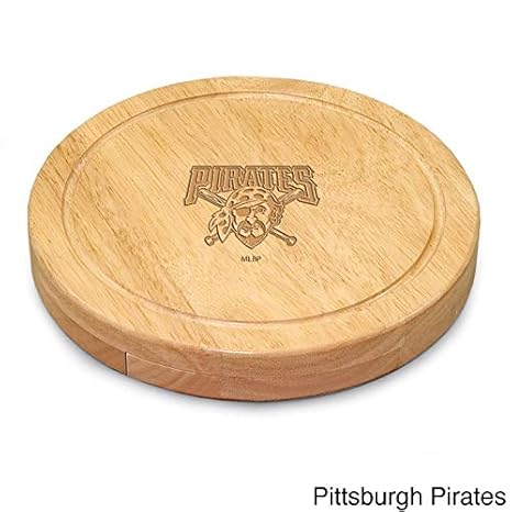 Amazon.com: 1 Piece MLB Pittsburgh Pirates Cheese Board Set ...