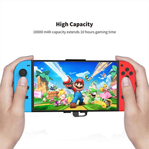 Portable Power Bank for Nintendo Switch - 10000mAh Rechargeable Extended Battery Charger Case - Compact Travel Backup Battery Pack for Nintendo Switch by Emperor of Gadgets®