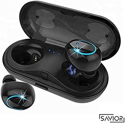 Shuua Wireless Earbuds,Bluetooth Sweatproof high sound quality Noise Cancelling Headphones Mini Headset w/Charging Case