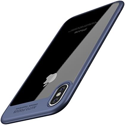 iPhone X Case,iPhone X Cover, iPhone 10 Ten Case,Soft Carbon Fiber Ultra Hybrid Thin Cover TPU Soft Cover Anti-Drop Protect Phone Case For iPhone X Type C/Blue