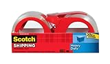 Scotch Heavy Duty Shipping Packaging Tape with Refillable Dispensers, 3