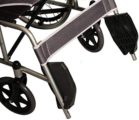 Antar AT52301 Chair with Ultra Light Steel Wheels 12.5 kg, Grey/Black - Image 5