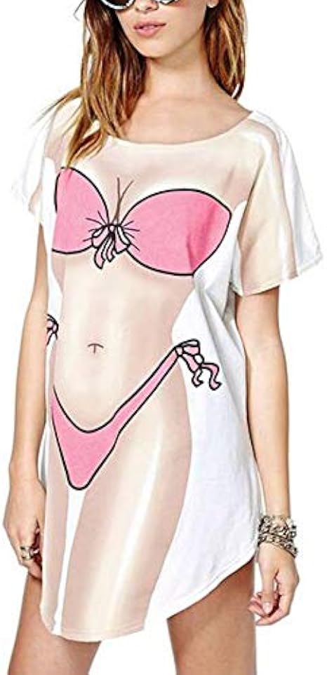 bikini t shirt dress