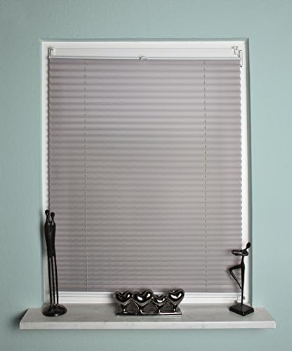 Home fashion up and down pleated blind fabric, Fabric, grey, 210 x 70 cm