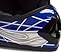 TMS Youth Kids Blue/silver Skull Dirt Bike Motocross Helmet Mx (Small)