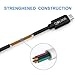 [2-Pack] QOLIXM 3 Feet Micro USB Cable, Quick Charge and Sync Cord for Android/Kindle/Windows/MP3/Camera and Other Device, Black + White