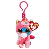 Ty Beanie Babies Fantasia Unicorn Clip Plush