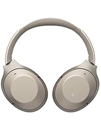 Sony WH1000XM2 Auriculares con cancelación de ruido con cable de audio y micrófono FiiO A1, color plateado