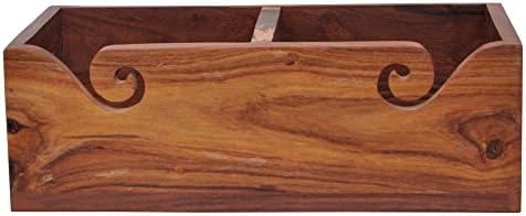 KITCHEN SUPPLIER Wooden Yarn holder - Handmade for Knitting and Crochet - Double Chamber - Christmas Collection 2021