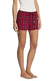 District Ladies Juniors Flannel Plaid Boxer