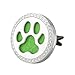 Car Aromatherapy Essential Oil Diffuser Stainless Steel Animal Locket with Vent Clip 8 Felt Pads