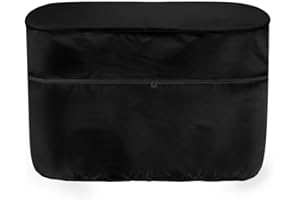 Horeset Black RV Camper Propane Tank Cover Fits 20LB Dual Propane Tanks,Heavy Duty Cover for RV,Travel Trailer,Camper