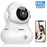 WiFi Home Security Camera - Littlelf Smart 1080P Indoor Wireless Pet Camera for Baby Monitor with Motion Tracking, 2-Way Audio, Night Vision, Cloud Service