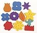 Flower Shapes Sponges: Set of 11
