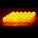 LANKER 24 Pack Flameless Led Tea Lights Candles, Flickering Warm Yellow Battery Operated Electronic Fake Candles, Decorations for Halloween and Festival Celebration (Yellow - 24Pack)