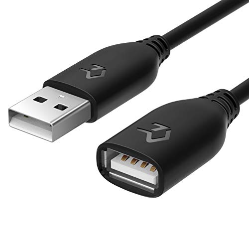 Rankie USB 2.0 Extension Cable, A-Male to A-Female, 3 Feet