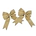 Aokbean Set of 2 Burlap Bows 11