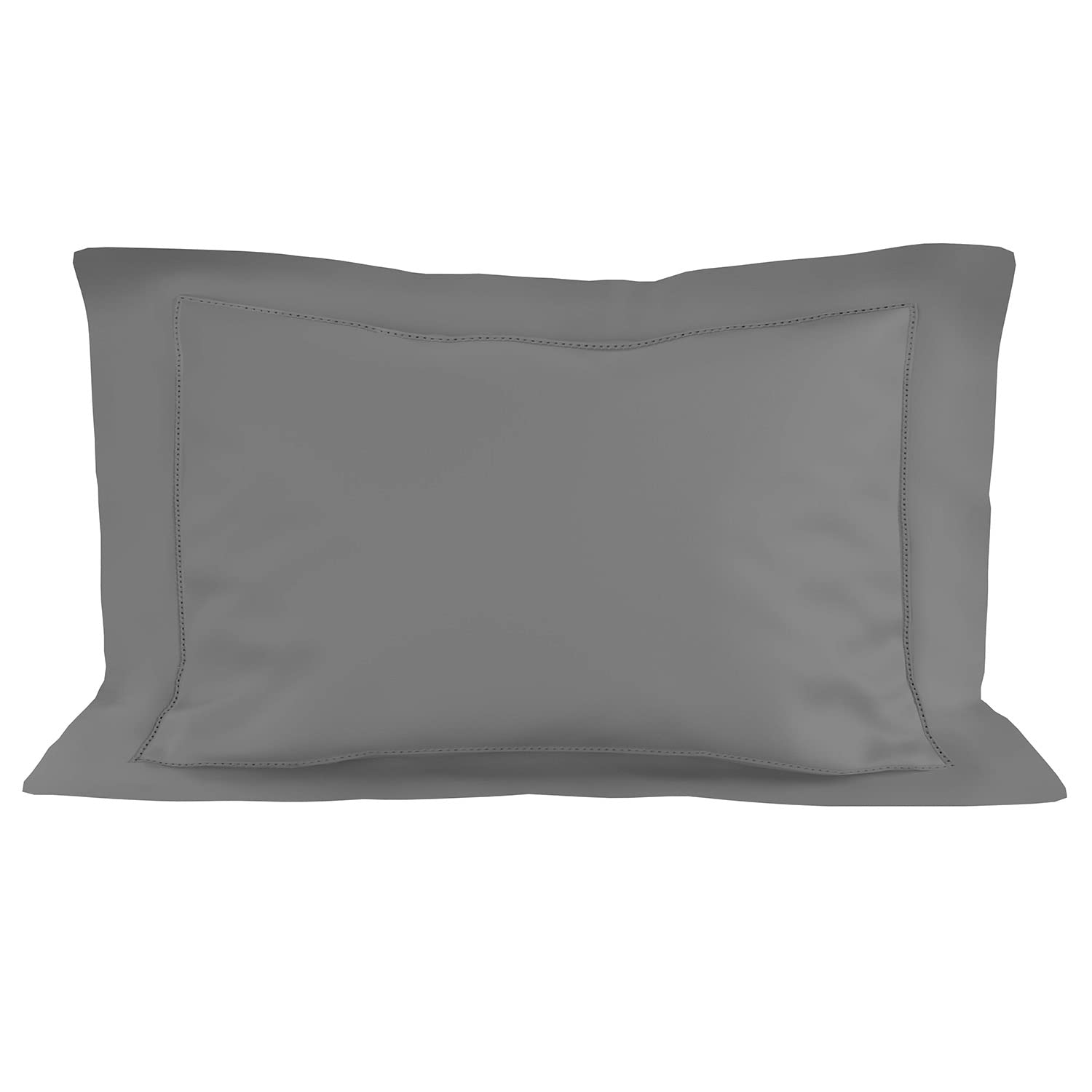 Soleil d'ocre, Cotton Pillowcase 50 x 75 cm Percale Grey