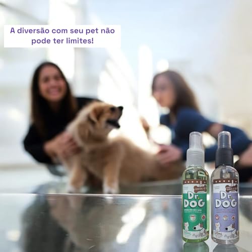 Kit Banho a seco Pet + Perfume cheirinho de bebê, hipoalergênico, Banho Expresso para Cães e Gatos – Limpa, Perfuma e Hidrata, Sem Enxágue (Banho a seco Pet 120ml)